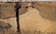 Piet Mondrian The trees beside the kerfi river oil painting picture wholesale